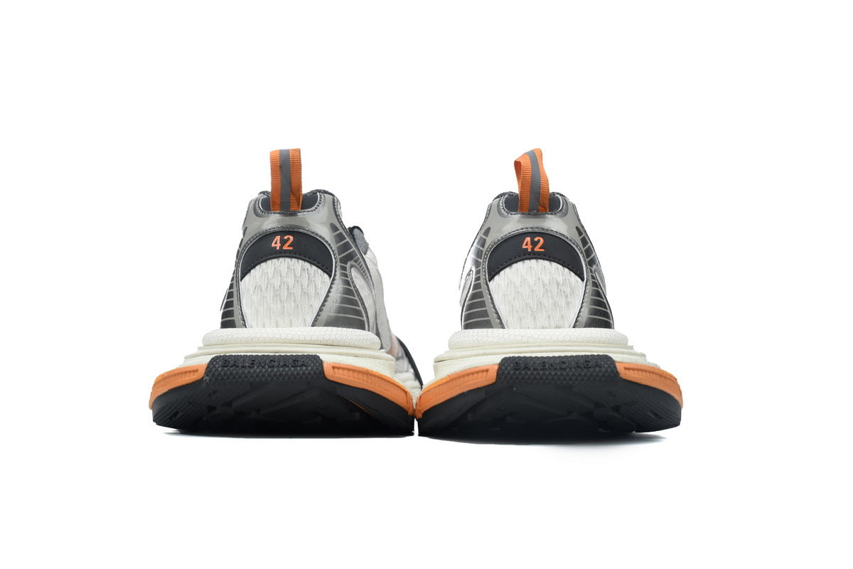 Balenciaga 3XL Sneaker "White Grey Orange"-retro thick sole dad shoes，Women's Shoe Sale / Men's Shoe Sale