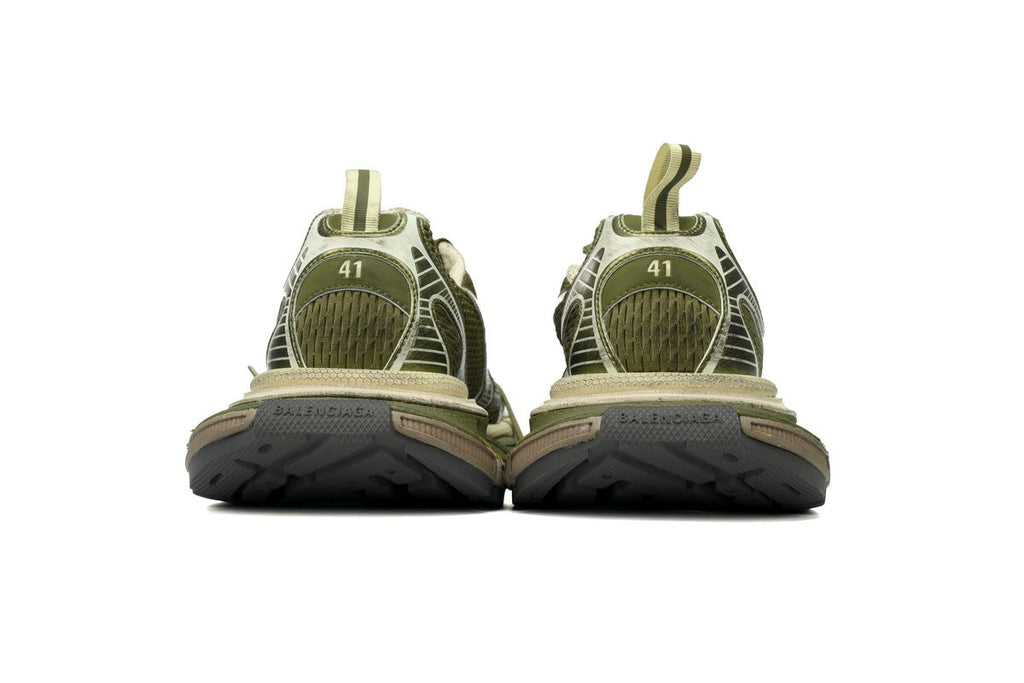 Balenciaga 3XL Sneaker "Army Green"-retro thick sole dad shoes，Women's Shoe Sale / Men's Shoe Sale