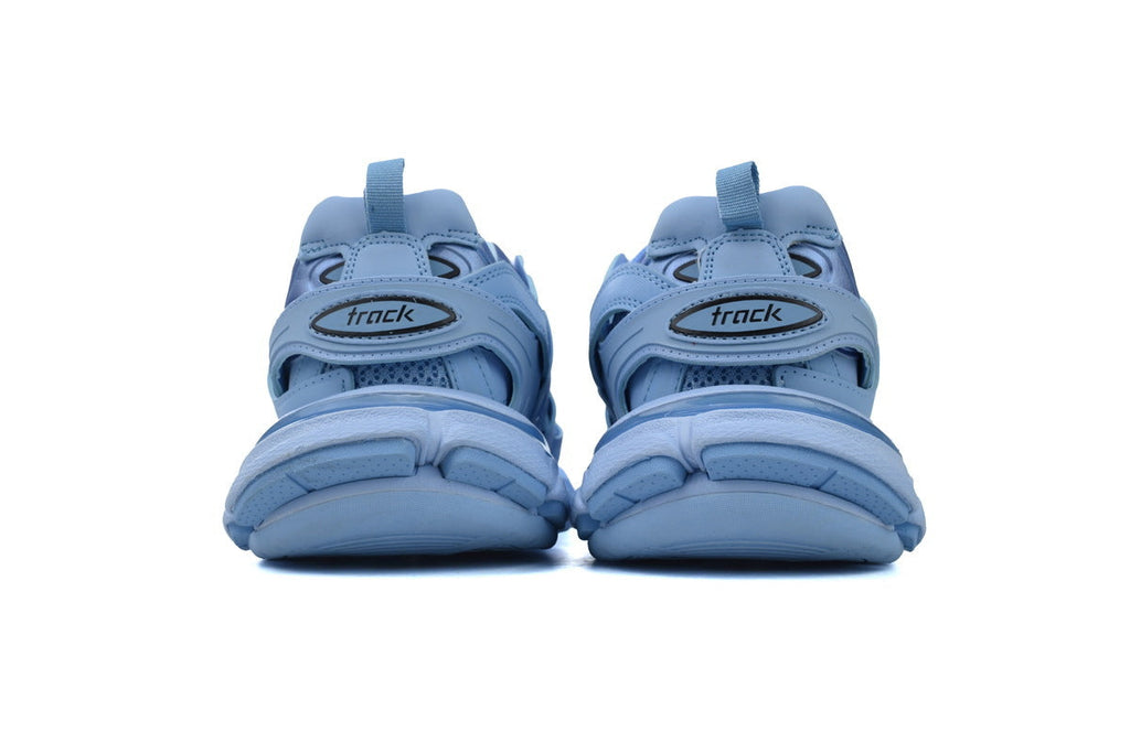 Balenciaga Track Trainer Sneakers "Light Blue"-retro thick sole dad shoes，Women's Shoe Sale / Men's Shoe Sale