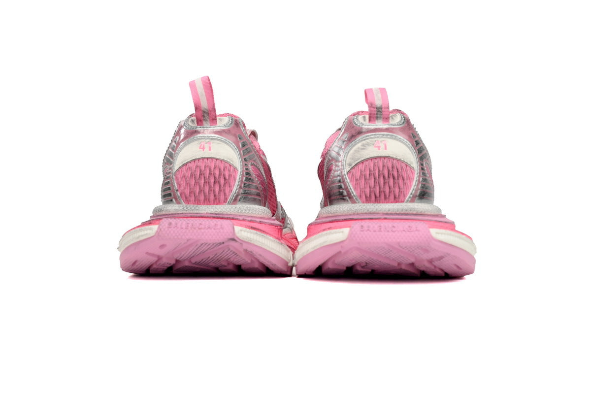 Balenciaga 3XL Sneaker "Pink Silver"-retro thick sole dad shoes，Women's Shoe Sale / Men's Shoe Sale