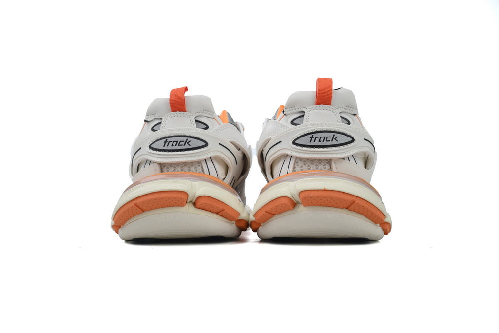 Balenciaga Track 2.0 Sneakers "White Orange" Men Women Outdoor Dad Shoes