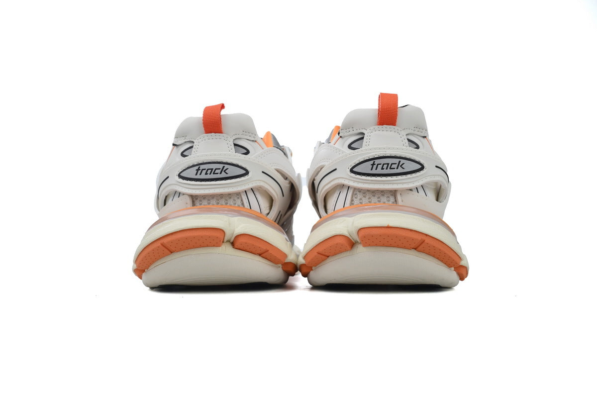 Balenciaga Track 2.0 Sneakers "White Orange" Men Women Outdoor Dad Shoes
