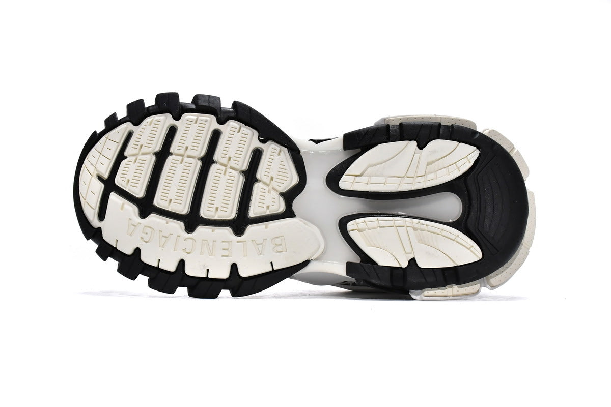 Balenciaga Track Sneakers "White Black Beige"-retro thick sole dad shoes，Women's Shoe Sale / Men's Shoe Sale