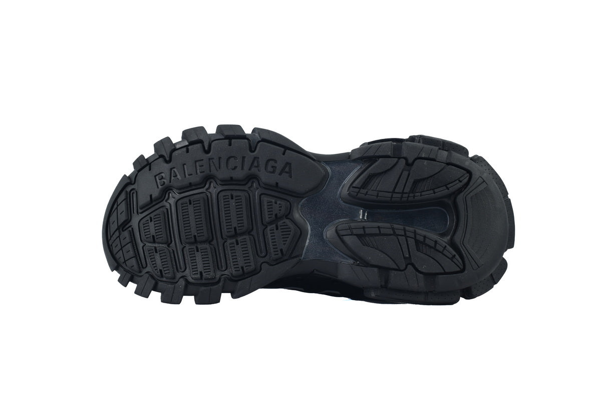 Balenciaga Track Sneakers "Black White"-retro thick sole dad shoes，Women's Shoe Sale / Men's Shoe Sale