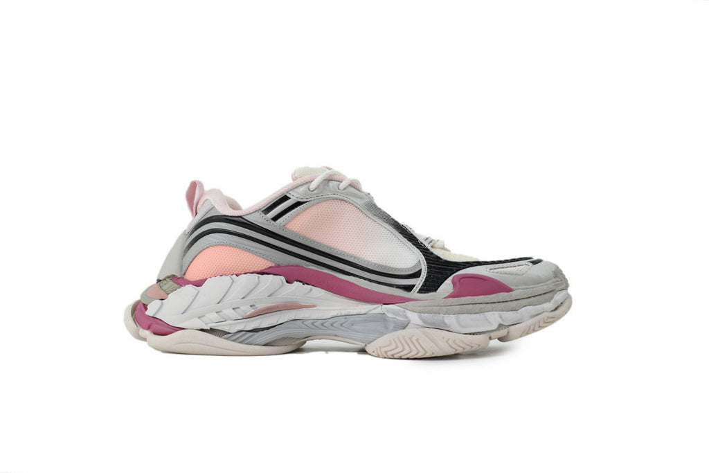 Balenciaga Triple S.2 Gradient Mesh Sneakers "Gradient Purple Pink"-retro thick sole dad shoes，Women's Shoe Sale / Men's Shoe Sale