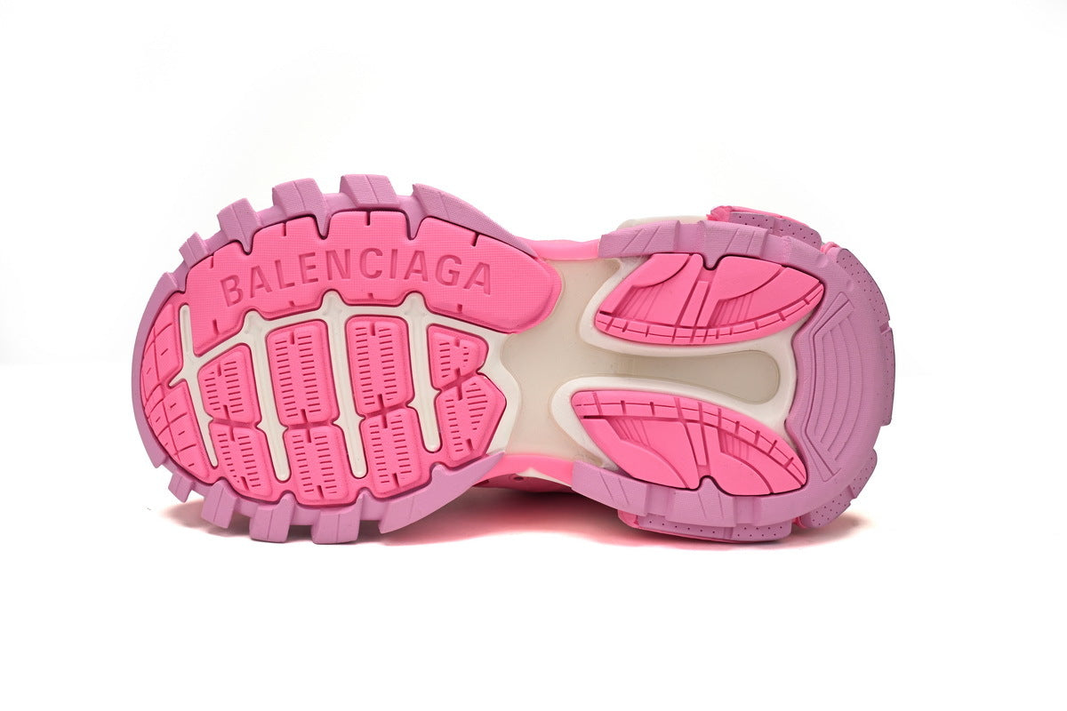 Balenciaga Track Sneakers "Pink Mix"-retro thick sole dad shoes，Women's Shoe Sale / Men's Shoe Sale