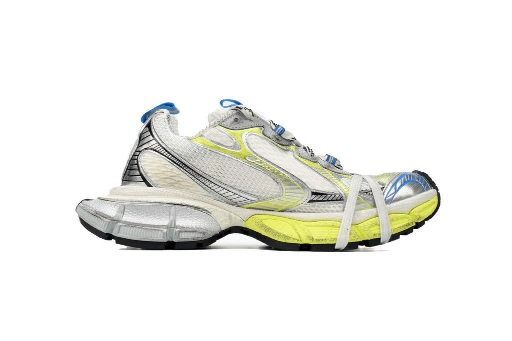 Balenciaga 3XL Sneaker "White Yellow Blue"-retro thick sole dad shoes，Women's Shoe Sale / Men's Shoe Sale