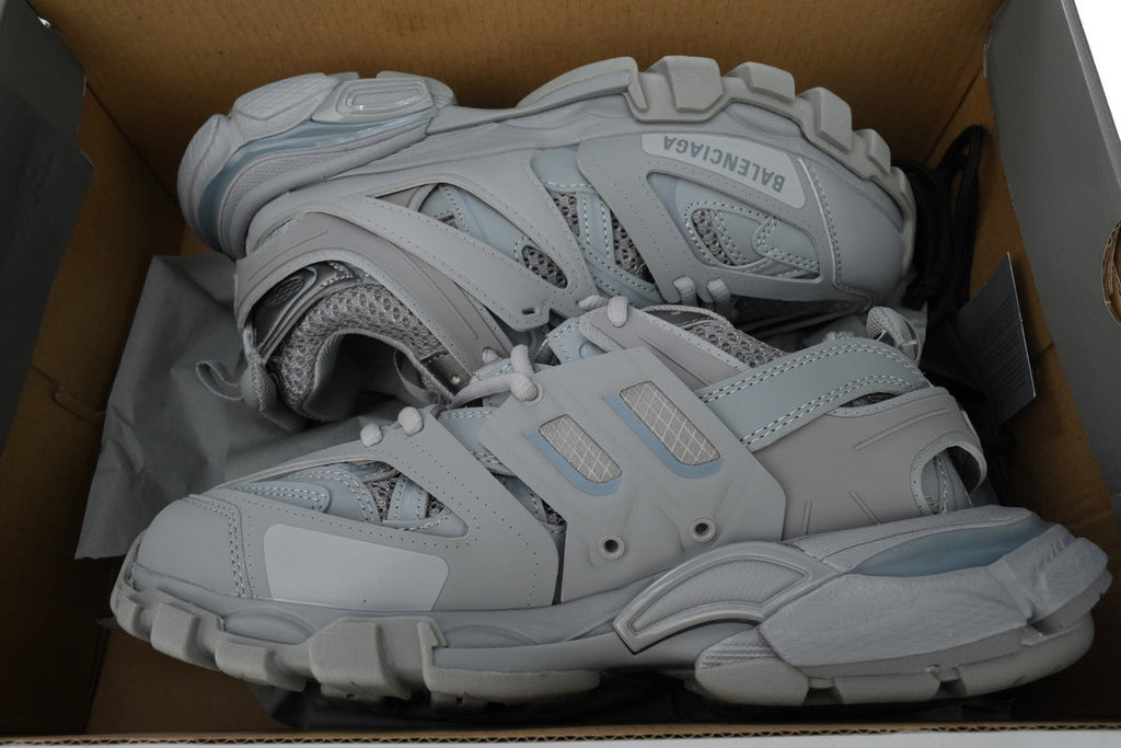 Balenciaga Track Trainer Sneakers "Grey"-retro thick sole dad shoes，Women's Shoe Sale / Men's Shoe Sale