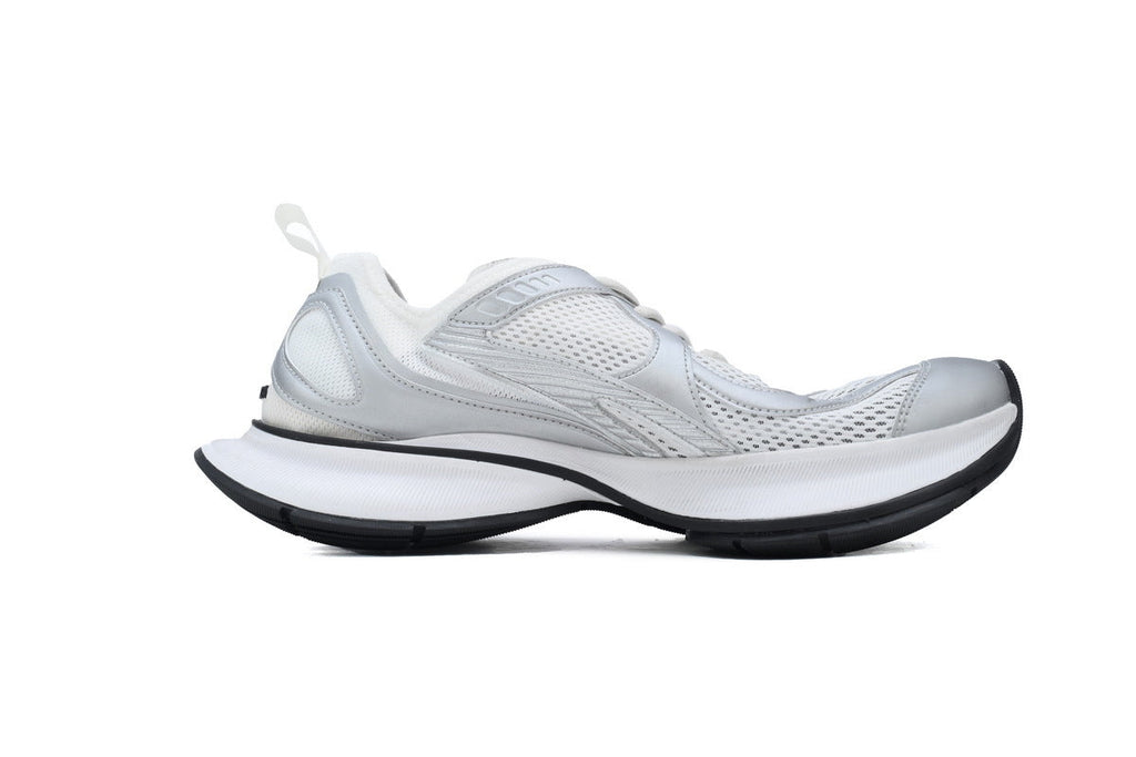 Balenciaga Circuit Sneaker "White/Silver"-retro thick sole dad shoes，Women's Shoe Sale / Men's Shoe Sale