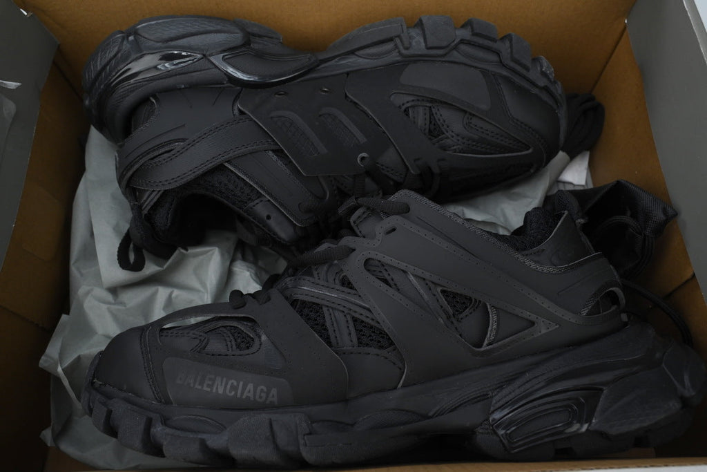 Balenciaga Track Trainer Sneakers "All Black"-retro thick sole dad shoes，Women's Shoe Sale / Men's Shoe Sale