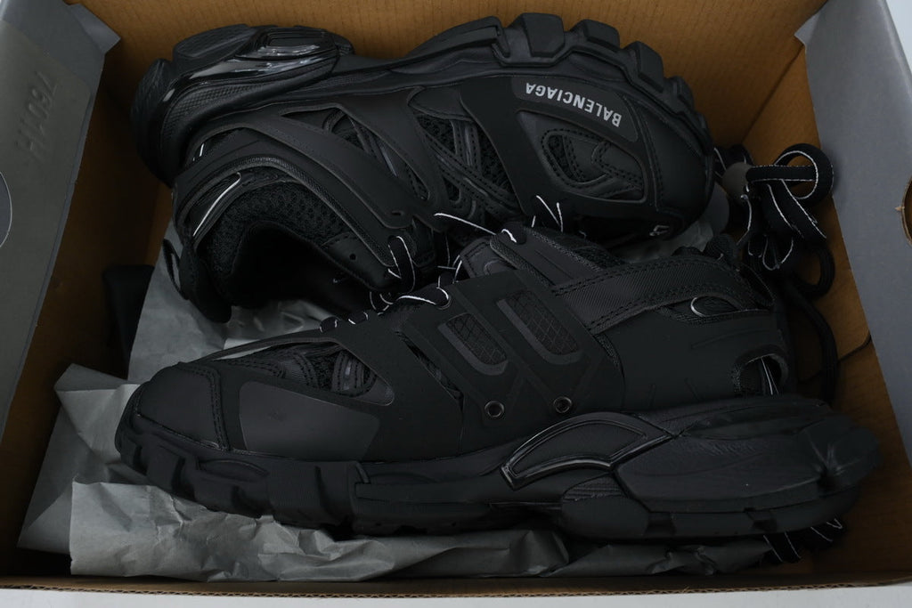Balenciaga Track Sneakers "All Black"-retro thick sole dad shoes，Women's Shoe Sale / Men's Shoe Sale