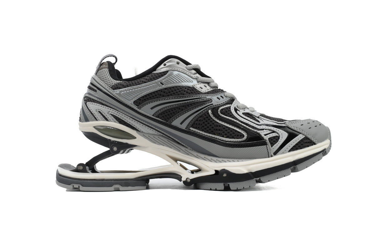 Balenciaga X-Pander Sneakers "Grey Black Silver"-retro thick sole dad shoes，Women's Shoe Sale / Men's Shoe Sale