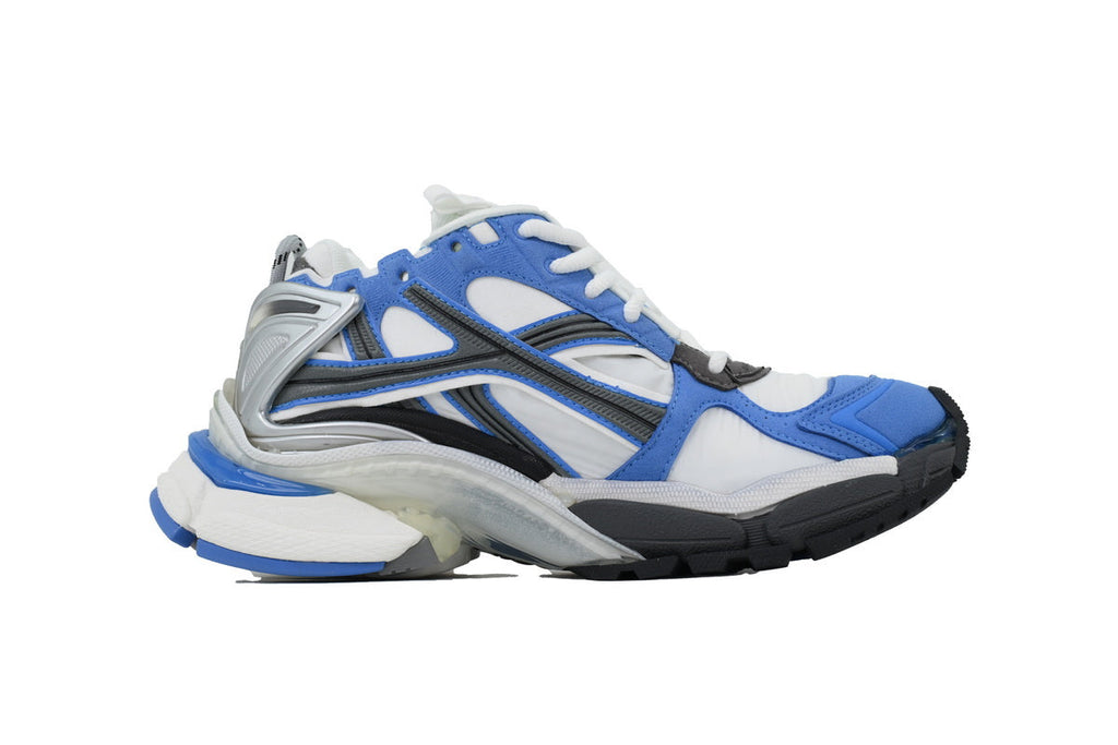 Balenciaga Runner Sneakers "Blue White Grey"-retro thick sole dad shoes，Women's Shoe Sale / Men's Shoe Sale