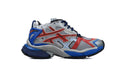 Balenciaga Runner Sneakers "Silver Red Blue"-retro thick sole dad shoes，Women's Shoe Sale / Men's Shoe Sale