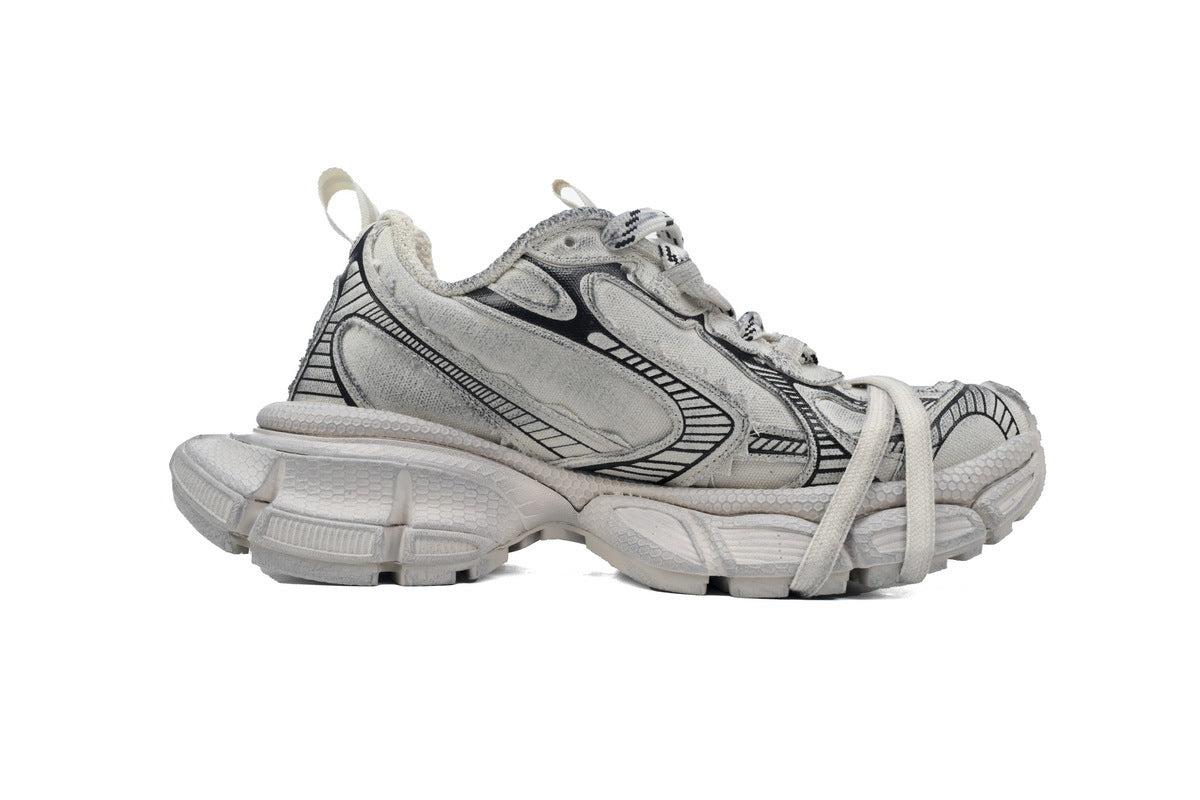 Balenciaga 3XL Destroyed Sneakers "Beige"-retro thick sole dad shoes，Women's Shoe Sale / Men's Shoe Sale
