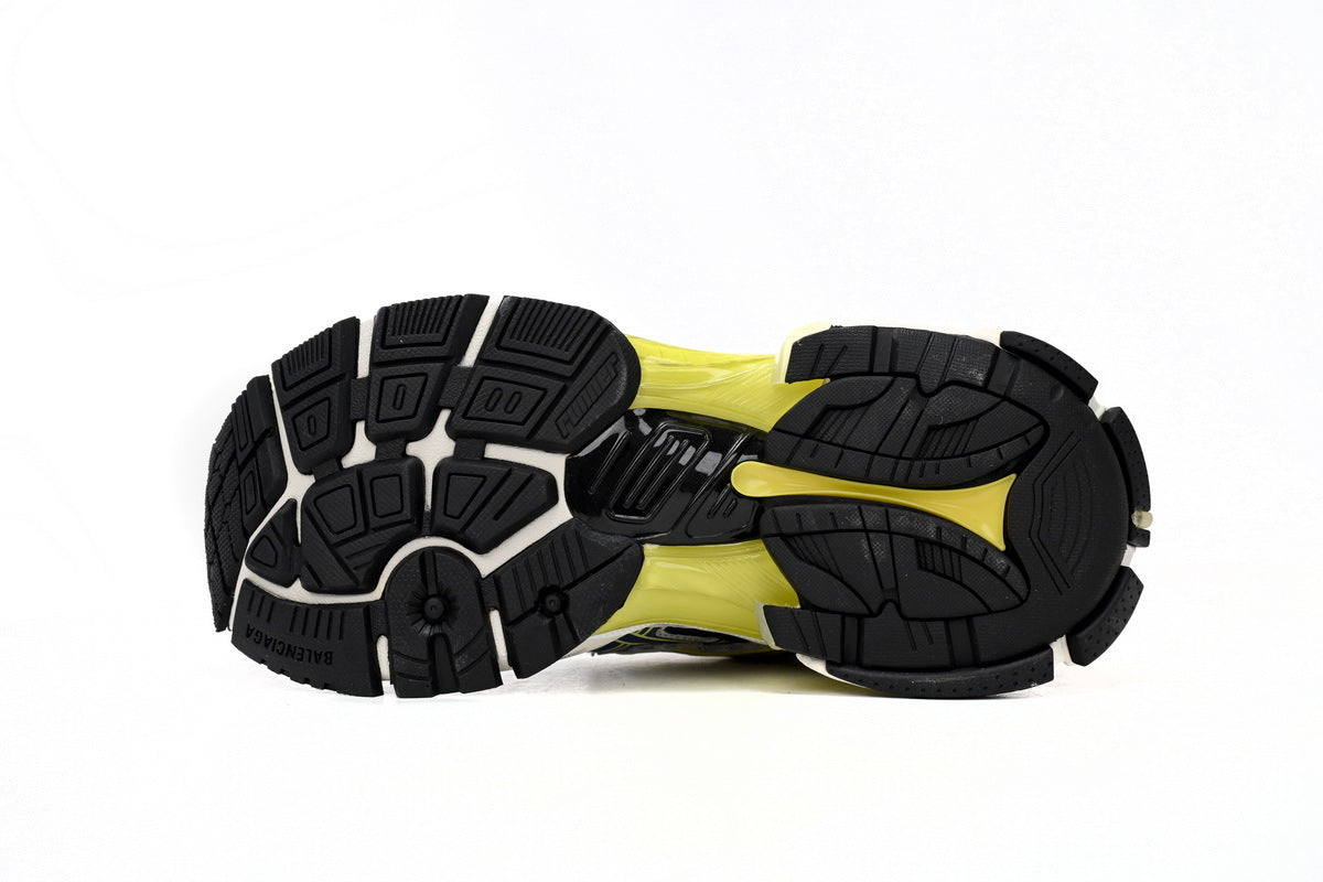 Balenciaga Runner Sneaker "Grey Blue Yellow"-retro thick sole dad shoes，Women's Shoe Sale / Men's Shoe Sale