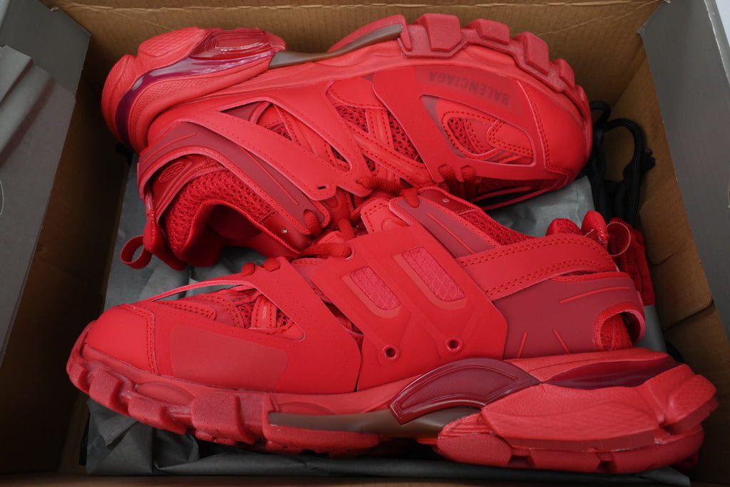 Balenciaga Track 2.0 Sneakers "Red" Men Women Chunky Dad Shoes