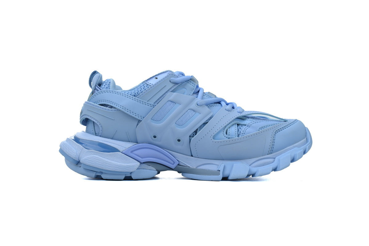 Balenciaga Track Trainer Sneakers "Light Blue"-retro thick sole dad shoes，Women's Shoe Sale / Men's Shoe Sale