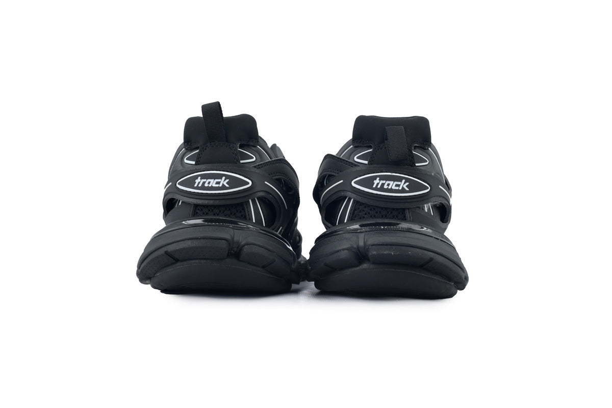 Balenciaga Track Sneakers "Black White"-retro thick sole dad shoes，Women's Shoe Sale / Men's Shoe Sale