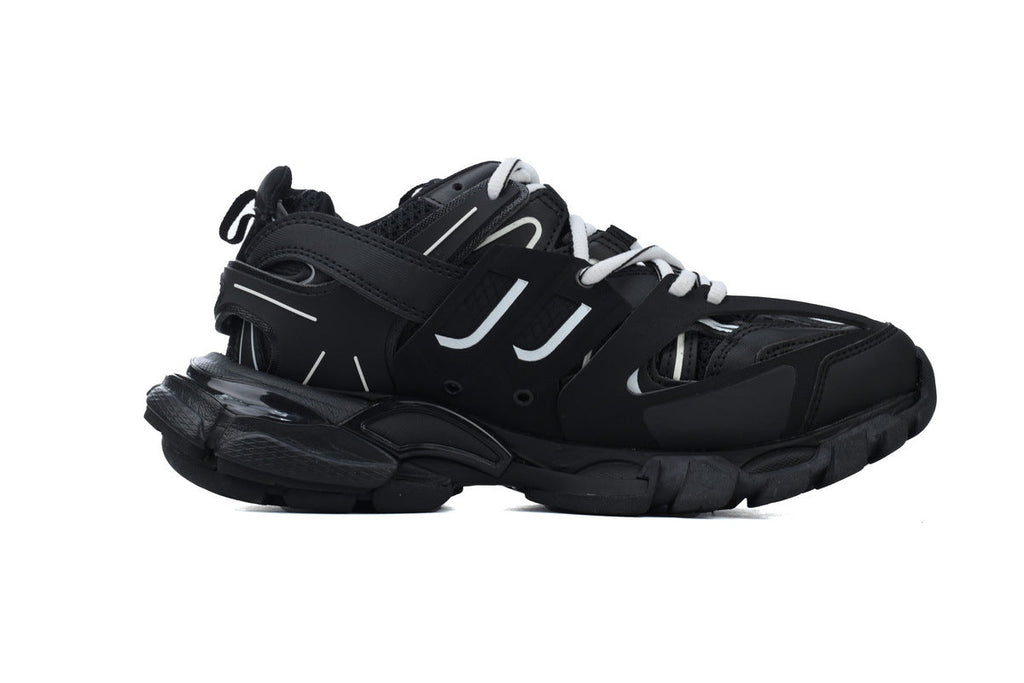Balenciaga Track Sneakers "Black White"-retro thick sole dad shoes，Women's Shoe Sale / Men's Shoe Sale