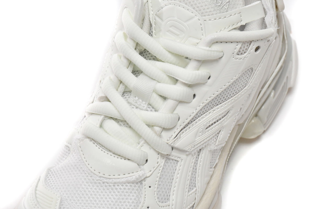 Balenciaga Runner Mid Sneakers "White" Mesh Chunky Mid Top Trainer