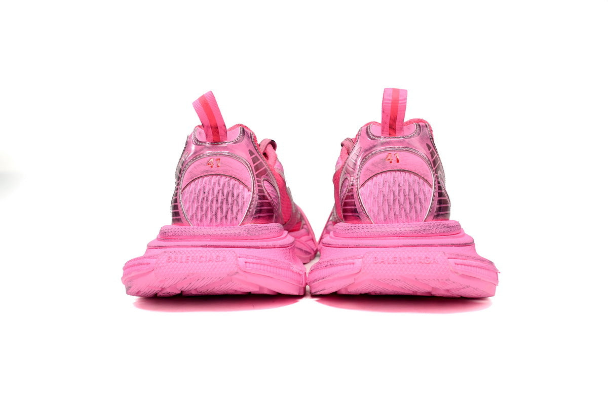 Balenciaga 3XL Mesh Sneaker "Pink"-retro thick sole dad shoes，Women's Shoe Sale / Men's Shoe Sale