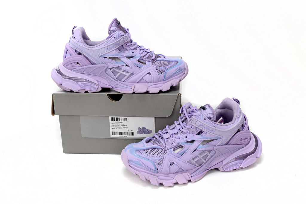 Balenciaga Track 2 Sneakers Women "Lavender"-retro thick sole dad shoes，Women's Shoe Sale / Men's Shoe Sale