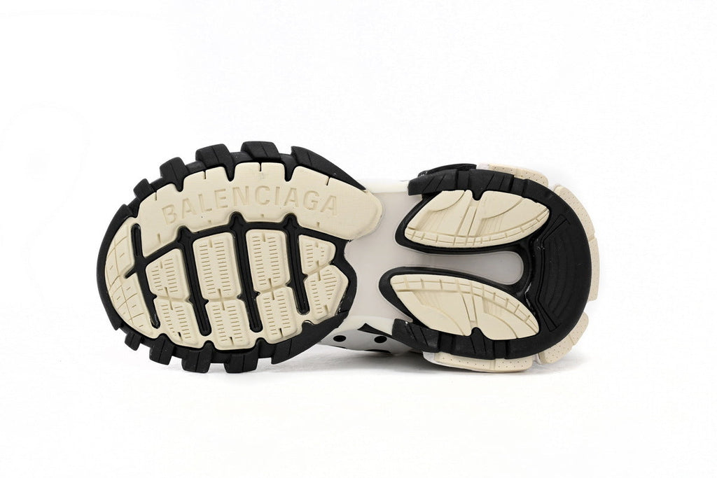 Balenciaga Track Sneakers "White Black Beige"-retro thick sole dad shoes，Women's Shoe Sale / Men's Shoe Sale