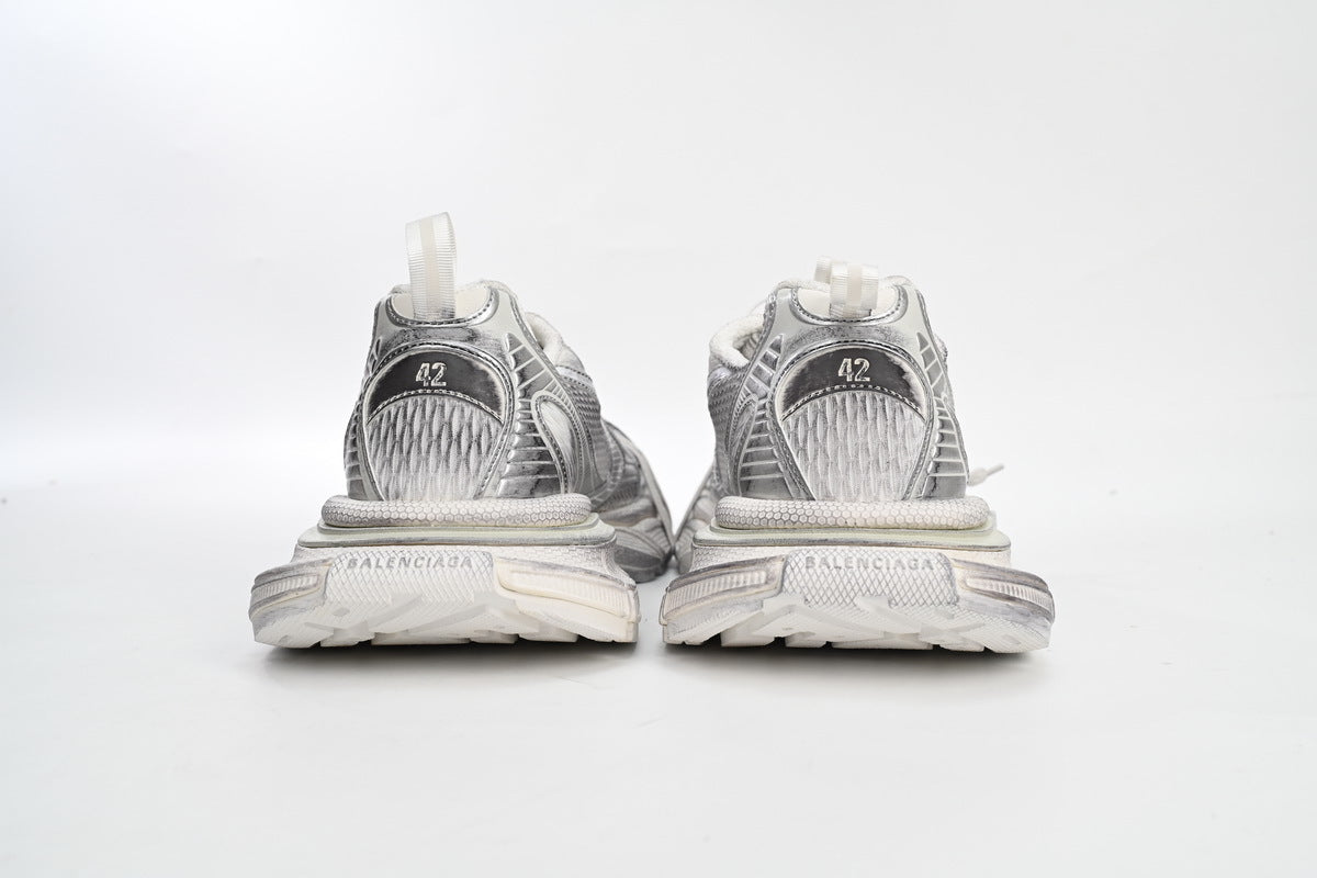 Balenciaga 3XL Sneakers "Silver White"-retro thick sole dad shoes，Women's Shoe Sale / Men's Shoe Sale
