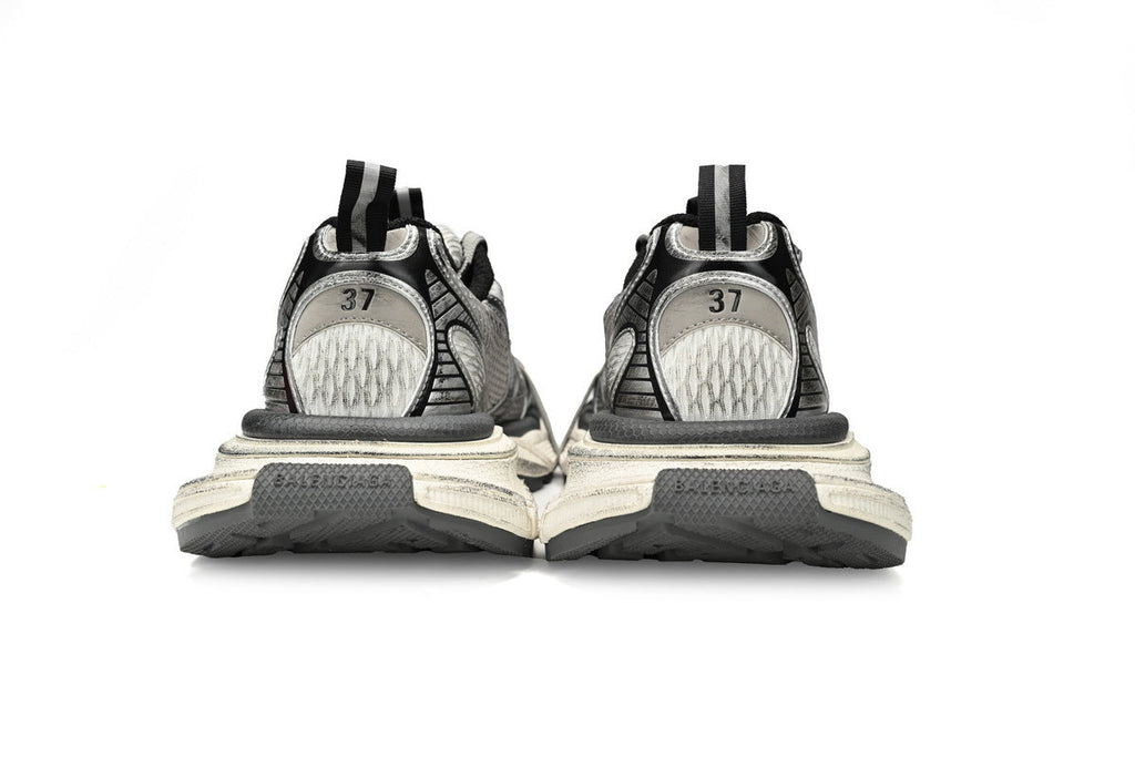 Balenciaga 3XL Sneakers "Grey White Red"-retro thick sole dad shoes，Women's Shoe Sale / Men's Shoe Sale