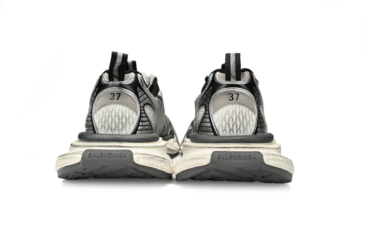 Balenciaga 3XL Sneakers "Grey White Red"-retro thick sole dad shoes，Women's Shoe Sale / Men's Shoe Sale