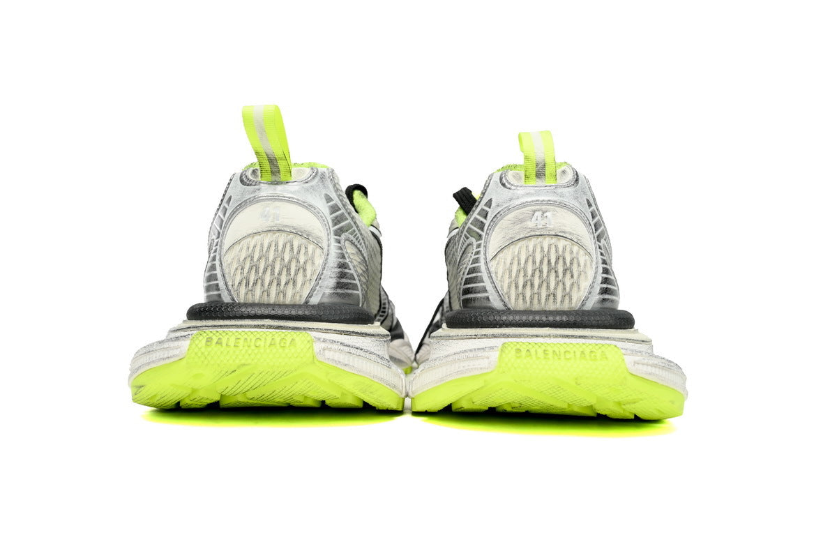 Balenciaga 3XL Sneaker "White Fluorescent Yellow"-retro thick sole dad shoes，Women's Shoe Sale / Men's Shoe Sale