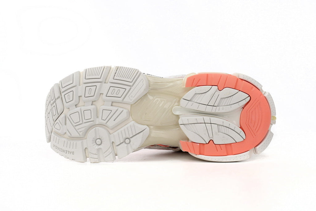 Balenciaga Runner Sneaker "White Orange"-retro thick sole dad shoes，Women's Shoe Sale / Men's Shoe Sale