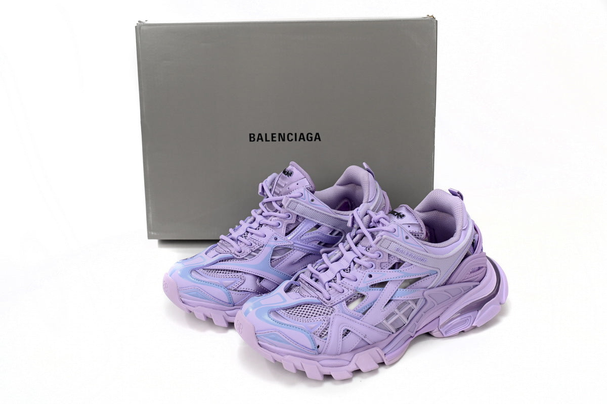 Balenciaga Track 2 Sneakers Women "Lavender"-retro thick sole dad shoes，Women's Shoe Sale / Men's Shoe Sale