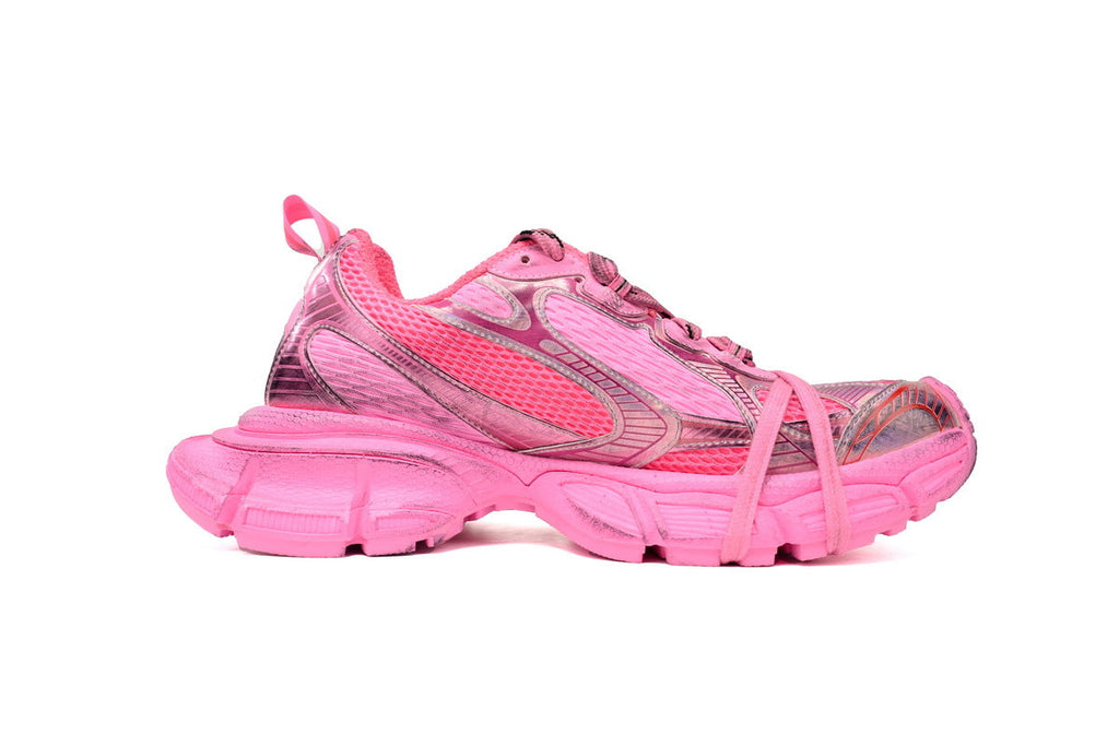Balenciaga 3XL Mesh Sneaker "Pink"-retro thick sole dad shoes，Women's Shoe Sale / Men's Shoe Sale