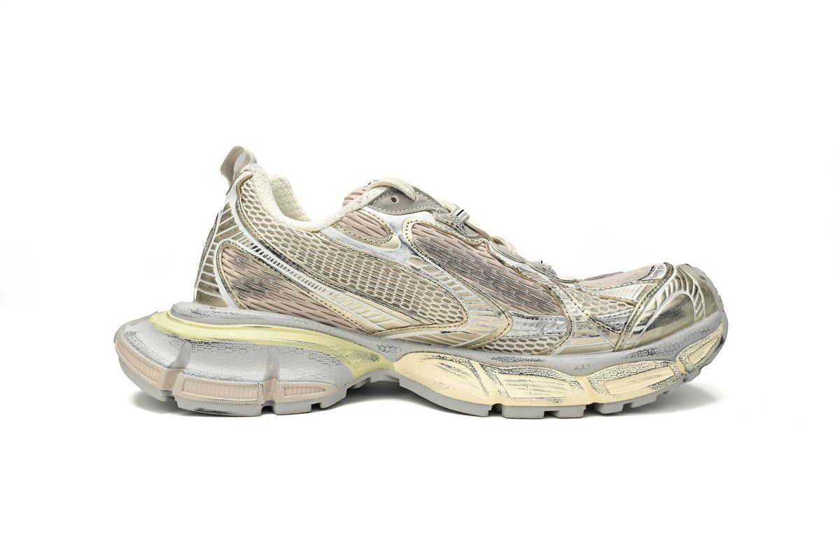 Balenciaga 3XL Sneaker "Beige Gold"-retro thick sole dad shoes，Women's Shoe Sale / Men's Shoe Sale