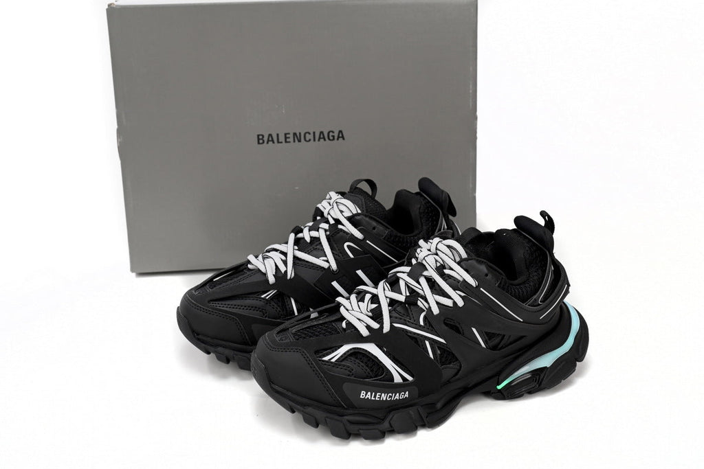 Balenciaga Track Sneakers "Black White" Mesh Chunky Low Top Trainer