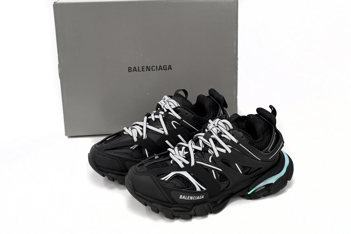 Balenciaga Track Sneakers "Black White" Mesh Chunky Low Top Trainer