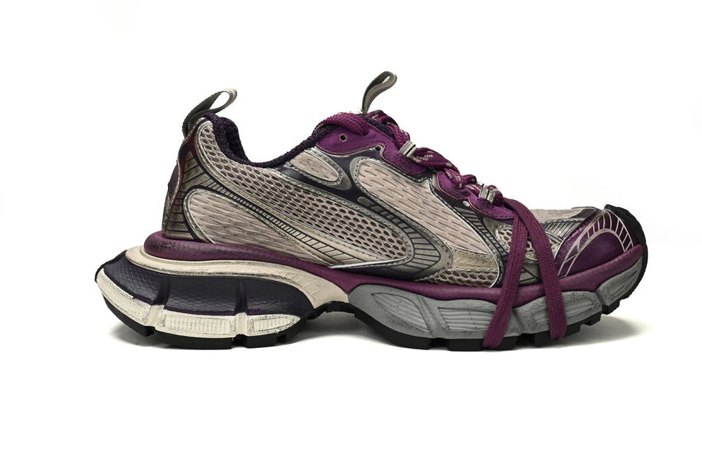Balenciaga 3XL Sneaker "Purple Grey"-retro thick sole dad shoes，Women's Shoe Sale / Men's Shoe Sale
