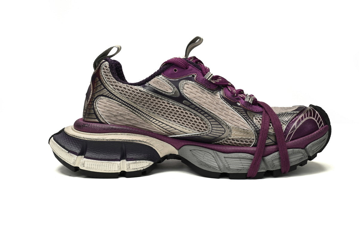 Balenciaga 3XL Sneaker "Purple Grey"-retro thick sole dad shoes，Women's Shoe Sale / Men's Shoe Sale
