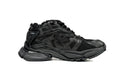 Balenciaga Runner Mid Sneakers Black Mesh Shiny Chunky Mid Top Trainer
