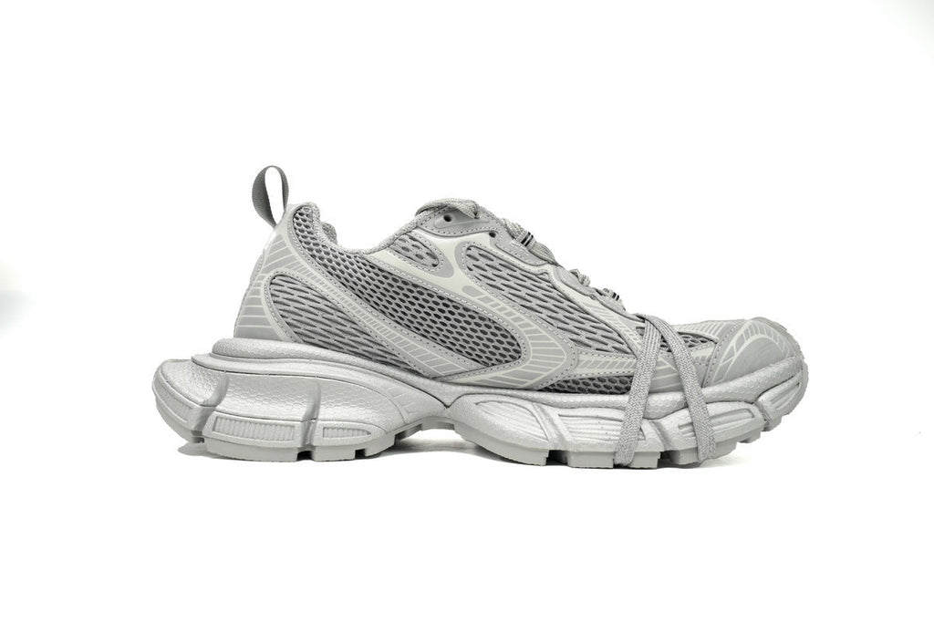 Balenciaga 3XL Mesh Trainer Sneaker "Grey"-retro thick sole dad shoes，Women's Shoe Sale / Men's Shoe Sale