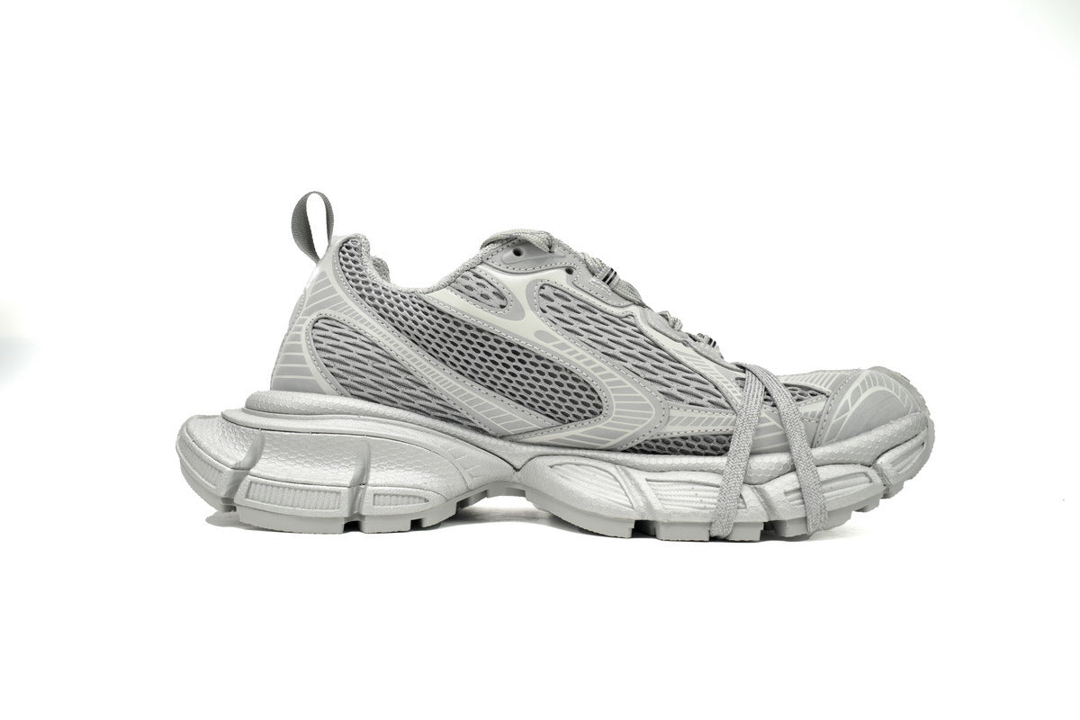 Balenciaga 3XL Mesh Trainer Sneaker "Grey"-retro thick sole dad shoes，Women's Shoe Sale / Men's Shoe Sale