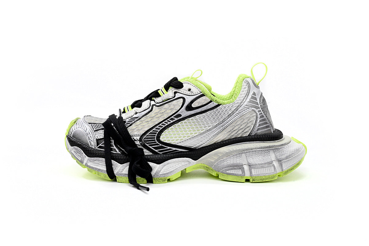 Balenciaga 3XL Sneaker "White Fluorescent Yellow"-retro thick sole dad shoes，Women's Shoe Sale / Men's Shoe Sale