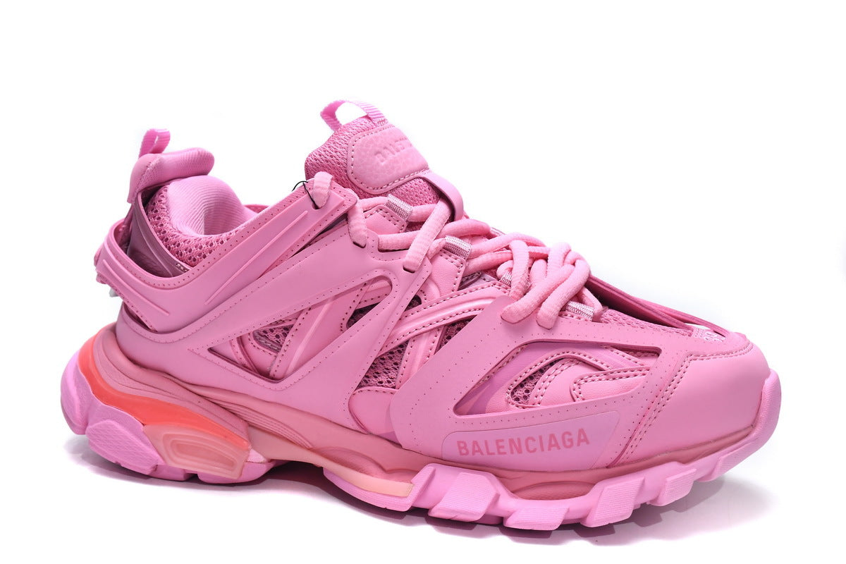 Balenciaga Track Sneakers "Pink"-retro thick sole dad shoes，Women's Shoe Sale / Men's Shoe Sale