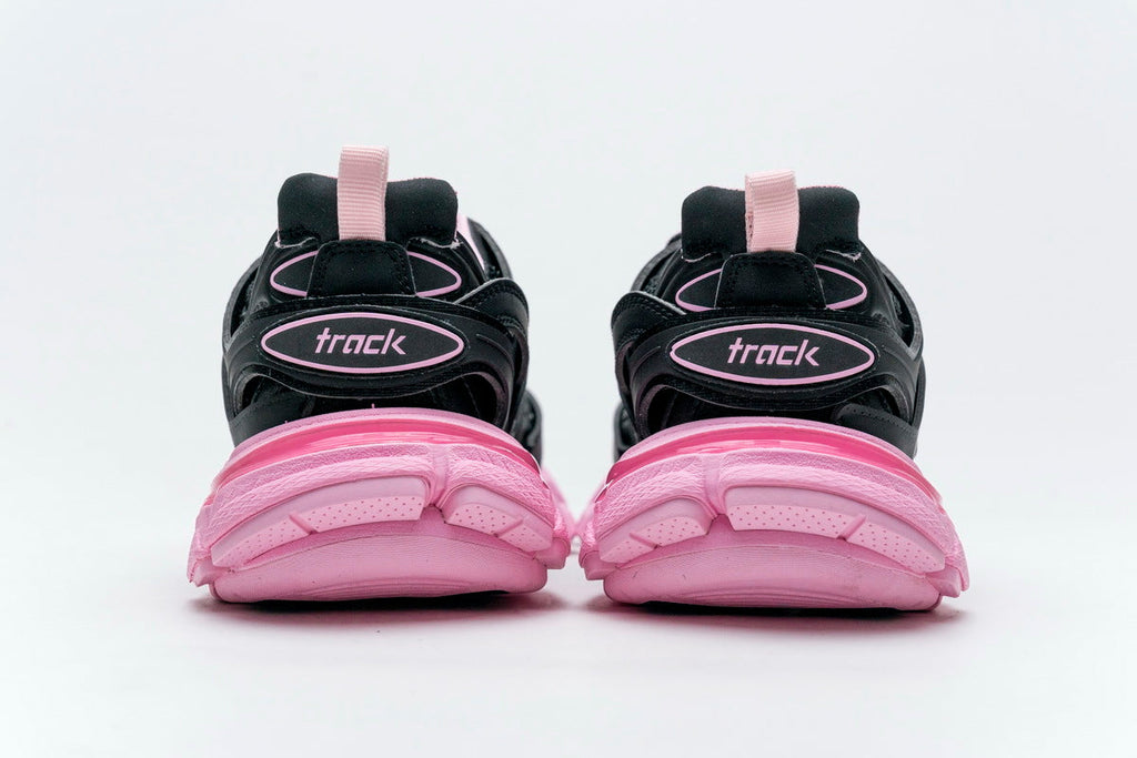 Balenciaga Track 2 Sneakers "Black Light Pink"-retro thick sole dad shoes，Women's Shoe Sale / Men's Shoe Sale