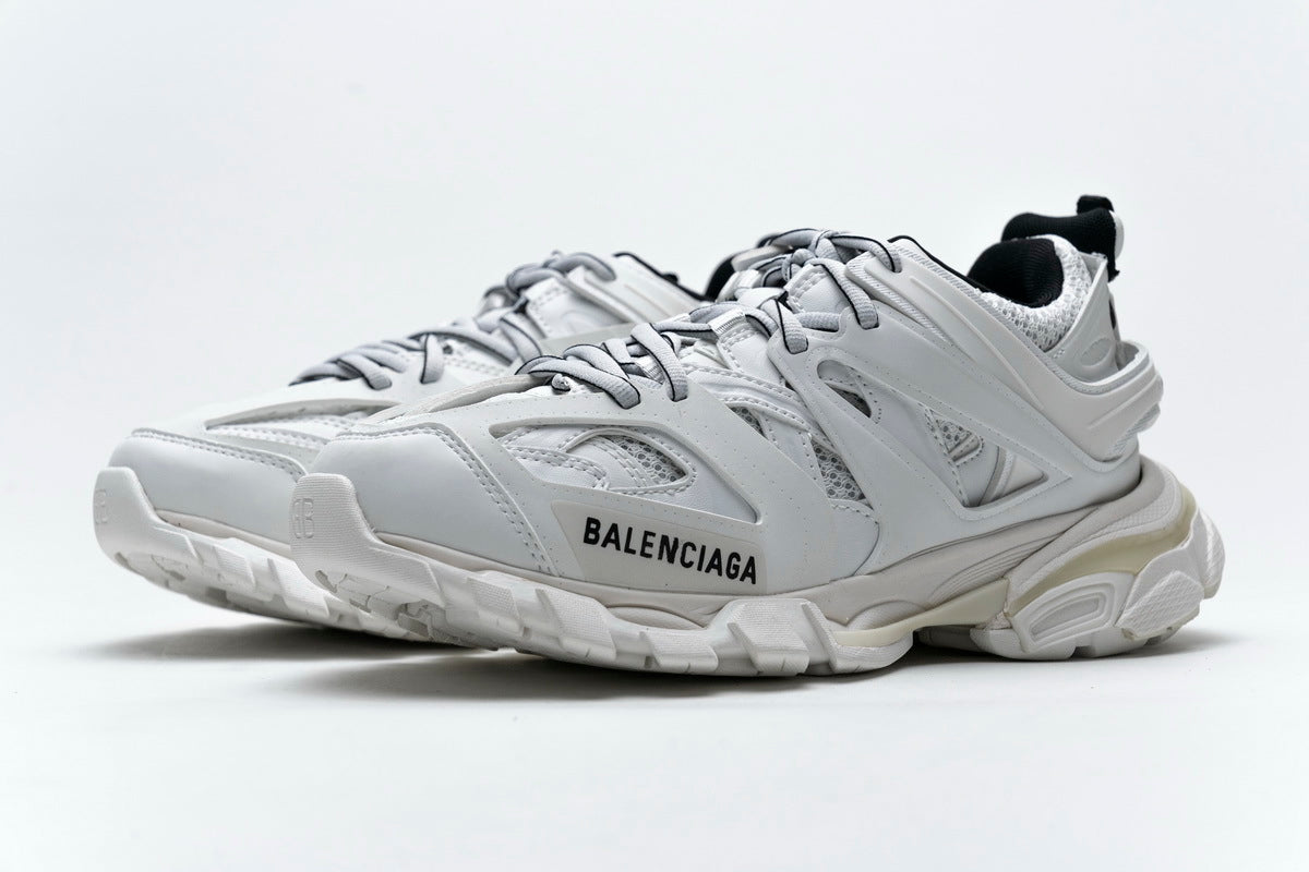 Balenciaga Track Open Sneakers "White"-retro thick sole dad shoes，Women's Shoe Sale / Men's Shoe Sale