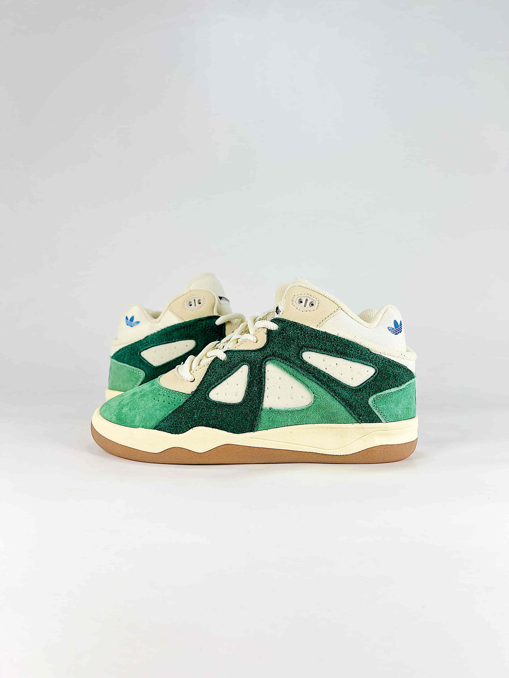 Adidas x Bad Bunny Forum Mid "Green Cream"-Classic sneakers，Adidas Women's Shoe Sale / Men's Shoe Sale