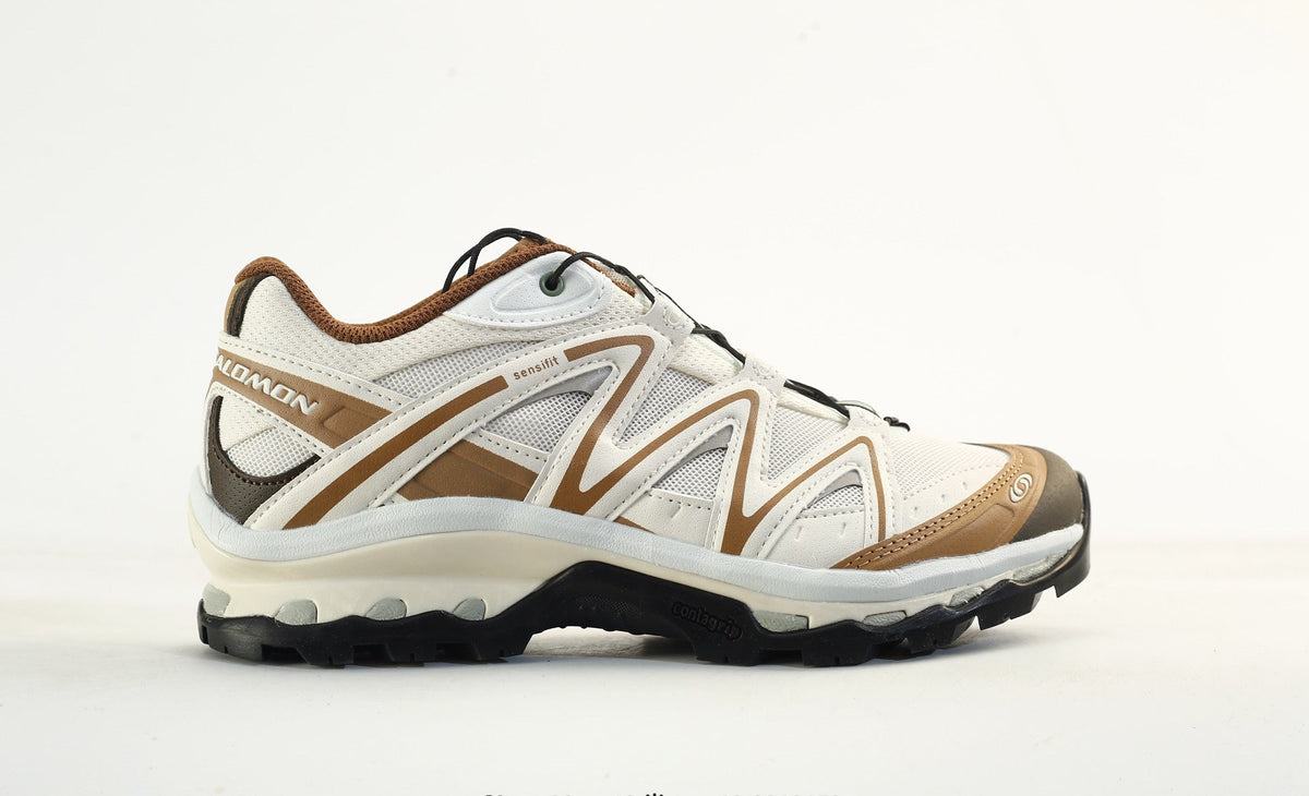 Salomon XT QUEST Trail Hiking Shoes "White Brown"- outdoor hiking shoes/Women's Shoe Sale / Men's Shoe Sale