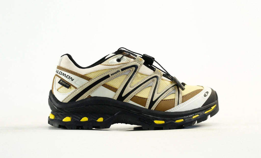 Salomon XT-Quest GORE-TEX Waterproof Trail Running & Hiking Shoes，“Sahara Sun/White Pepper/Beach Ball”